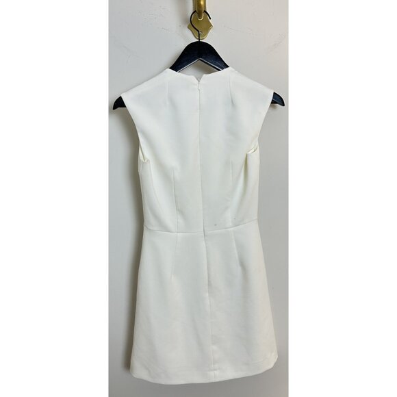 FRENCH CONNECTION Ruth Whisper A-Line Dress in Summer White Size US 2 - Picture 7 of 13